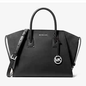 Michael Kors Black Leather Tote